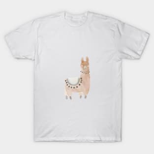 Llama cactus watercolor T-Shirt